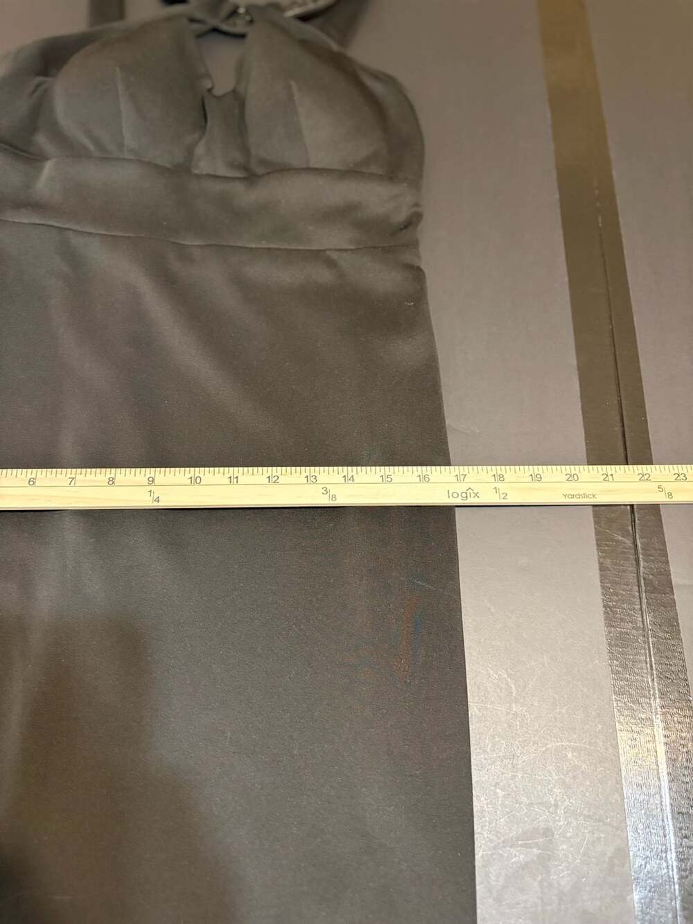 Blu Sage Halter Embellished Midi Dress Size 6 Black - Picture 8 of 11